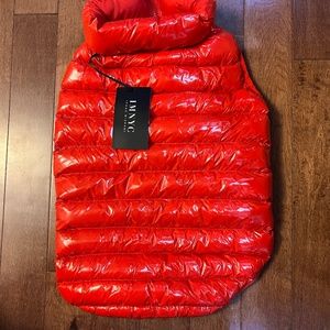 Isaac Mizrahi puffer  dog coat